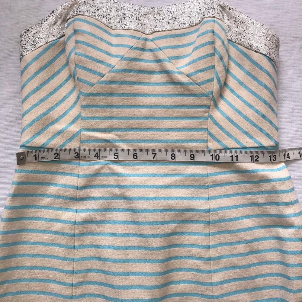 Lilly ePulitzer Remi Strapless Blue Horizon Mini Dress - Picture 4 of 13